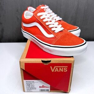 Vans Old Skool Vr3 Mens 6 Burnt Ochre Suede Canvas Skate Shoes VN0005UFGWP